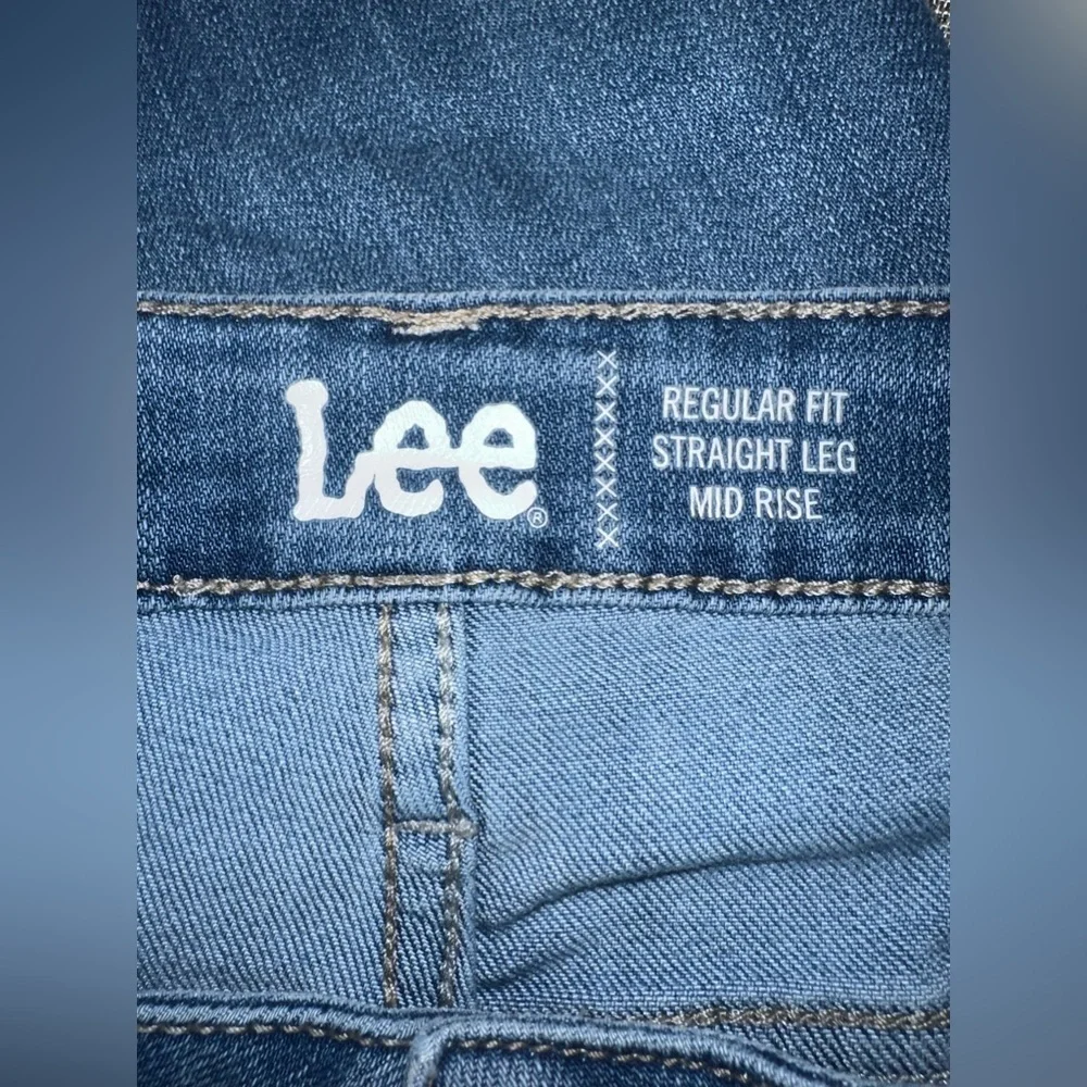 Lee Blue Regular Fit Jeans size 18 M - Picture 5 of 5
